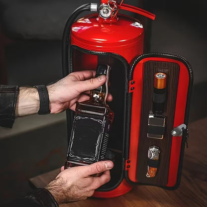 Realistisk Brandslukker - Vinflaskehylde &amp; Bar Skab