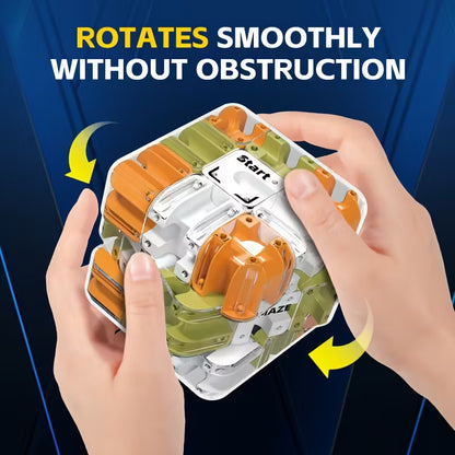 3D Kuglelabyrint Terning, Hjernegymnastik (SE VIDEO)