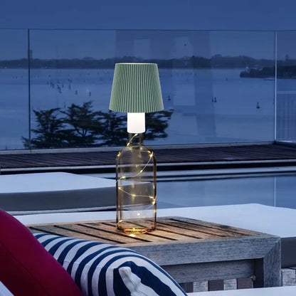 Lampe til vinflasker eller som bord lampe ( Se video )