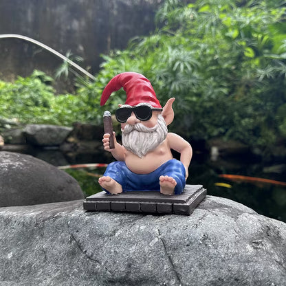 Nisse med en god cigar