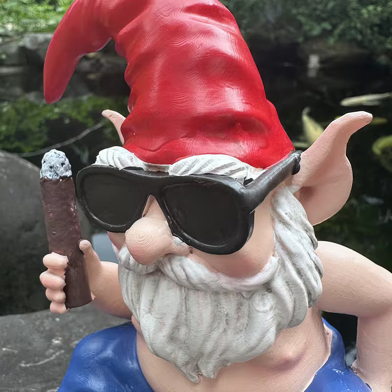 Nisse med en god cigar