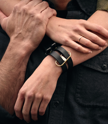 Crave - ICON Cuffs Black/Rose Gold