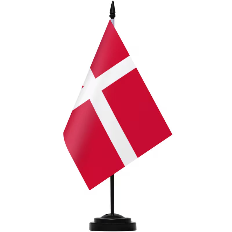 Danmarks skrivebordsflag – stilfuld mødebordsdekoration