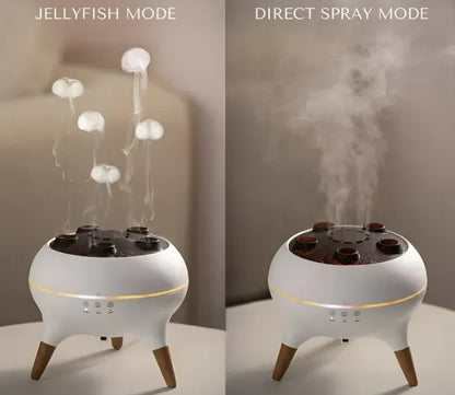 Flamme Aroma Diffuser – Elegant luftfugter til hjemmet  (Sort eller Hvid )