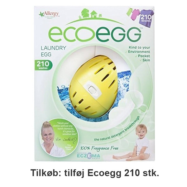 Ecoegg - Vaskeæg med eller uden blomsterduft - 144 eller 720 vaske