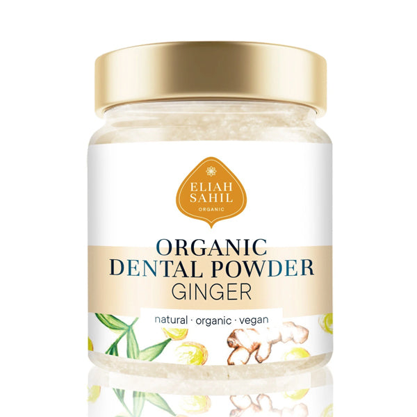 Eliah Sahil - Økologisk Tooth Powder - Ingefær - 45g