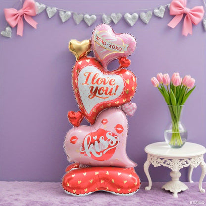 Stående Hjerteballon – Perfekt til Romantiske Fester og Fejringer (Se video)