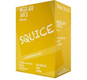 Squice Ingefær Juice – 3 liter koldpresset, økologisk