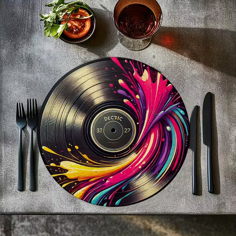 4 stk. Vinylplade bordskåner