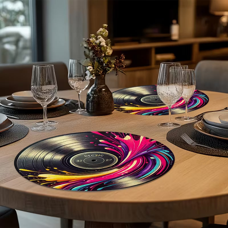 4 stk. Vinylplade bordskåner