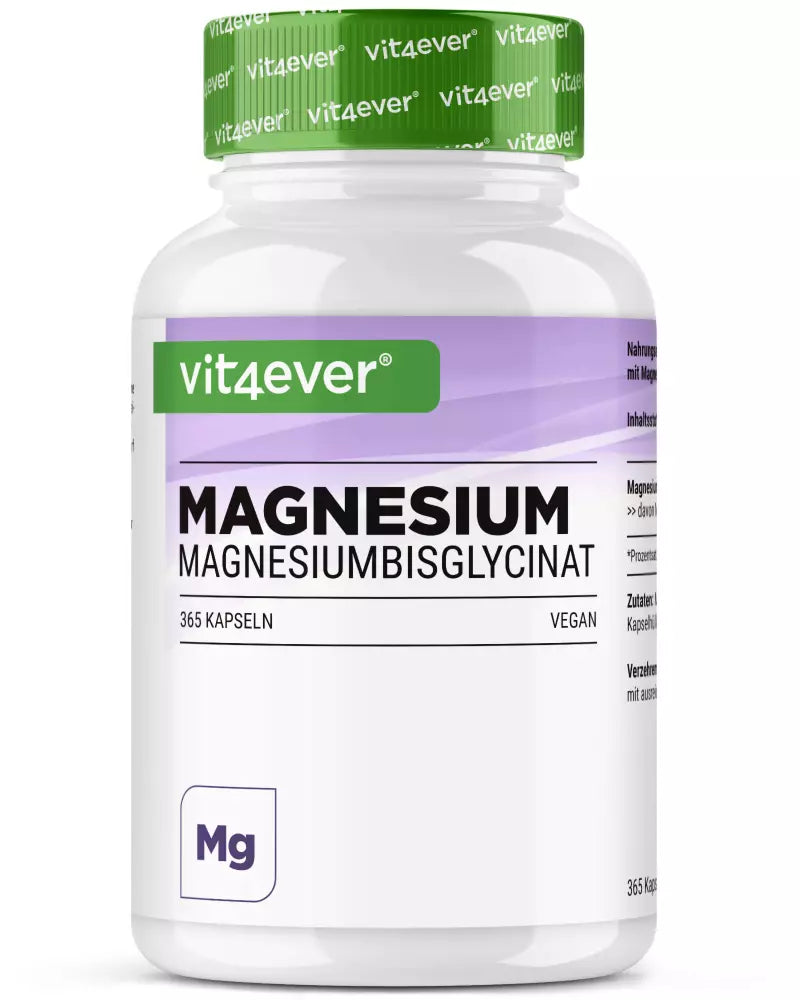 Magnesium Bisglycinate - 365 Capsules