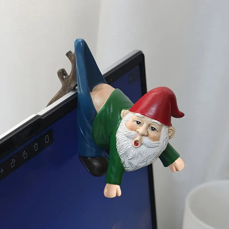 Lystig nisse som kan hæge flere steder
