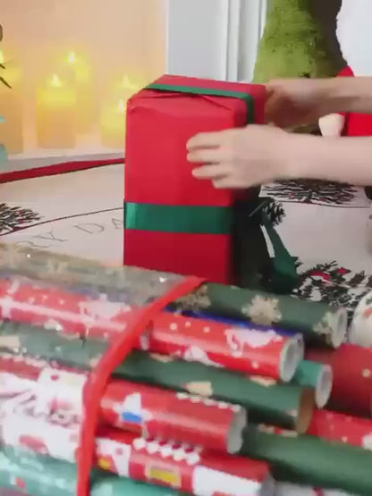 Julegaveindpakningsopbevaringsboks