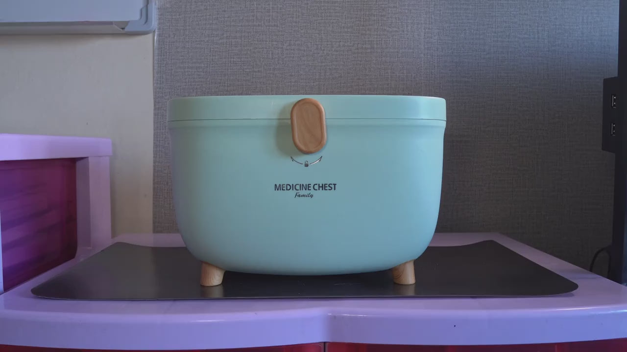 Stor medicinopbevaringsboks ( Se video )