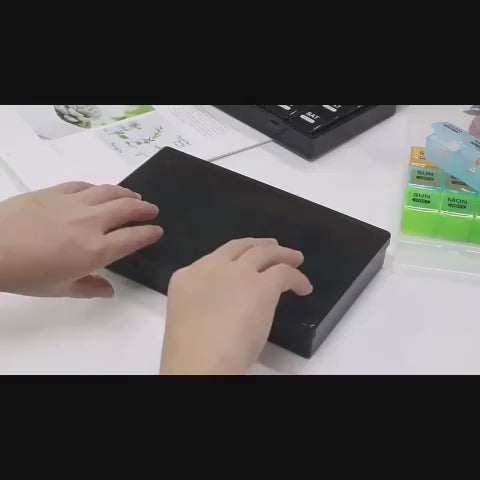 28-rums Pilleæske – Stor Kapacitet, 4×7-Dages Indsatser