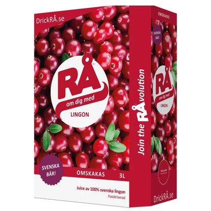 RÅ™ - Tyttebær Koldpresset ( 3 Liter )