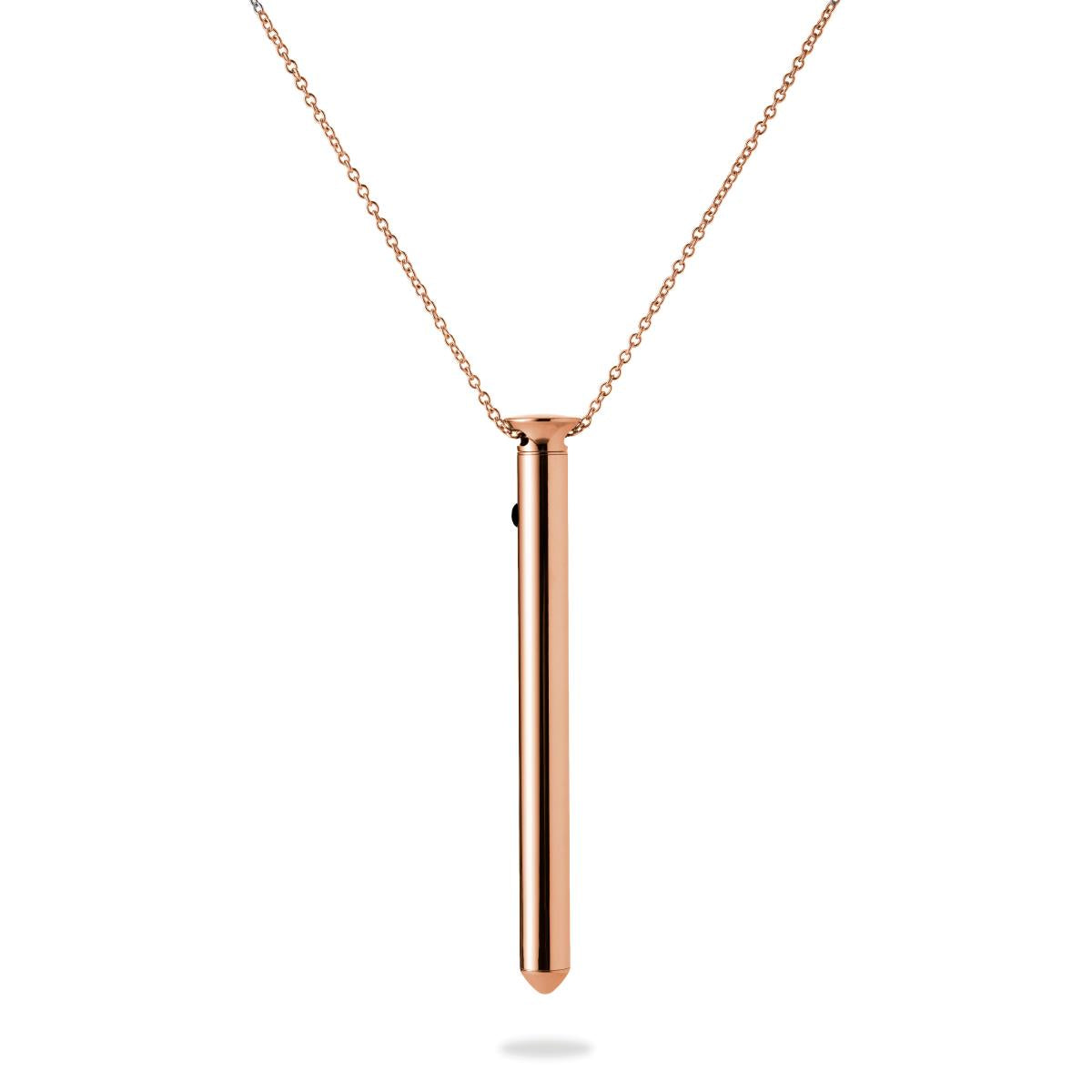 Crave erotisk halssmykke - Vesper chain vibrator necklace rose gold