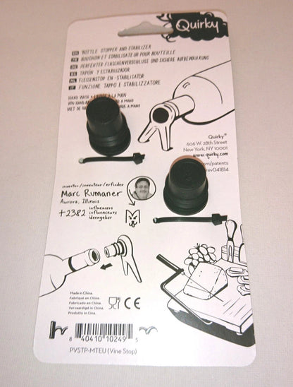 Vin stopper - som kan holde flasken skrå ( Se video )