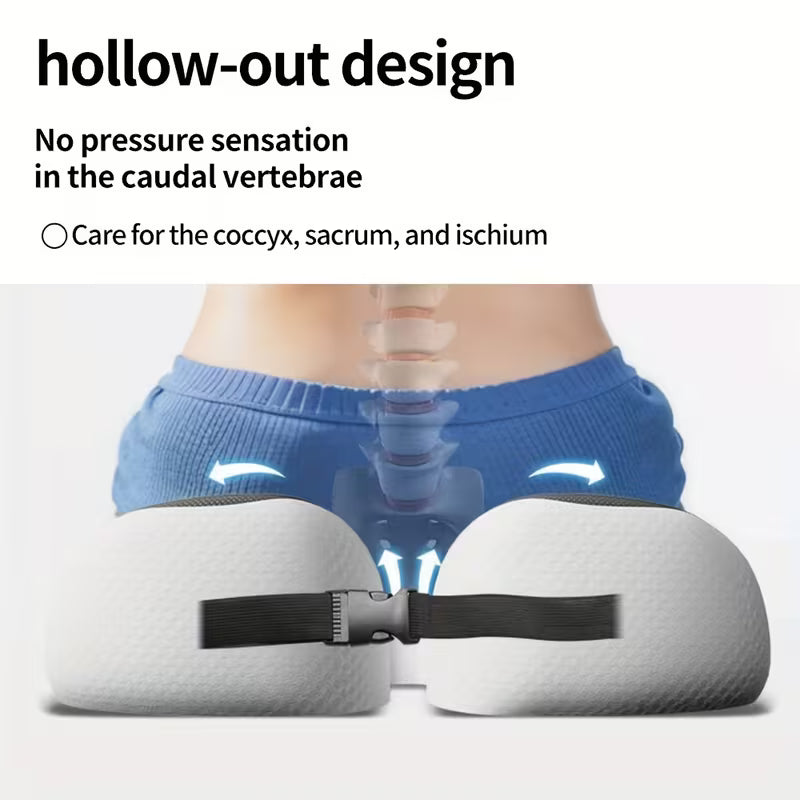 Sædepude med langsomt tilbagefjedrende fyld