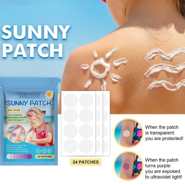 Solcreme plaster UV-detektion til børn og voksne (Viser når mere solcreme skal påføres)