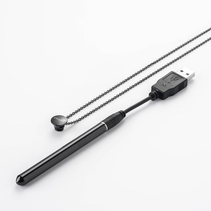Vesper 2 vibratorhalskæden (Sort)