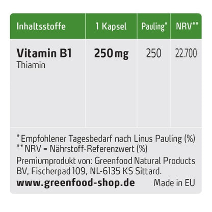 Vitamin B1 – for balance, stærke nerver og et klart hoved