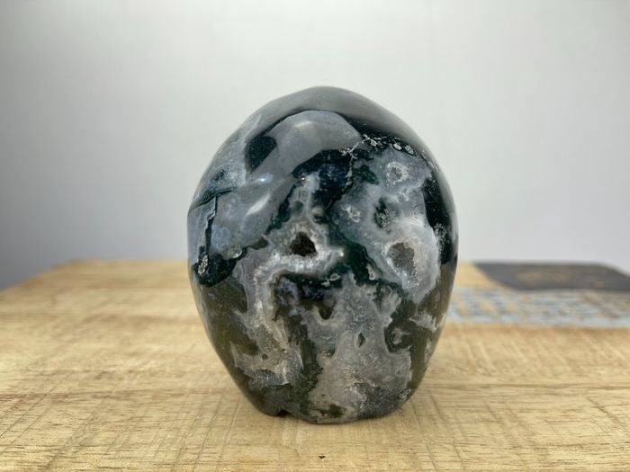 Aquatic agate skull