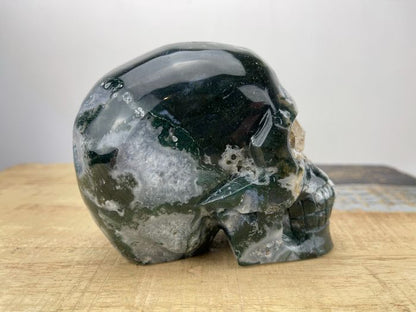 Aquatic agate skull