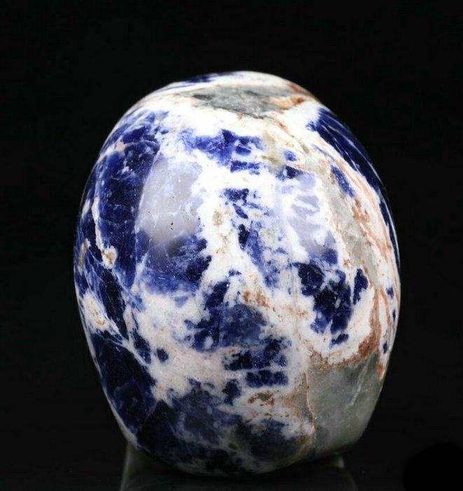 Blue and creme Sodalite memento mori