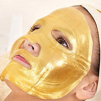 Guld ansigtsmaske 2, 5 eller 10 stk.