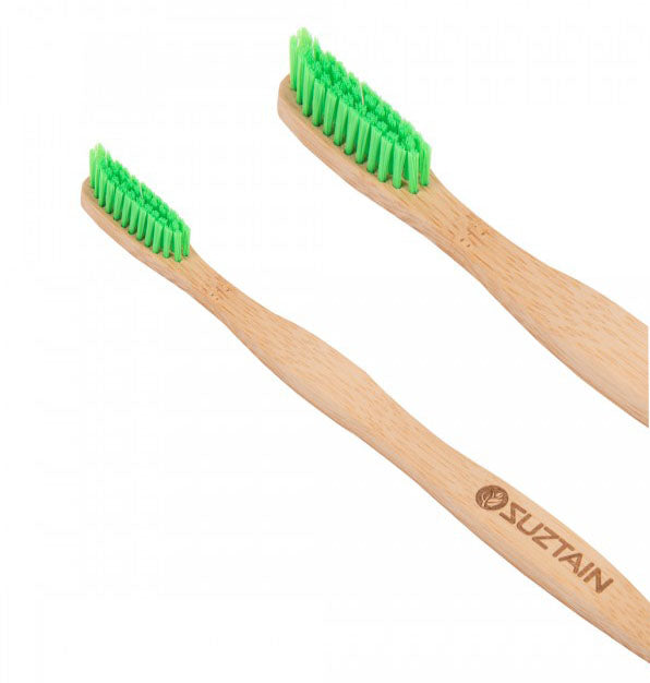 Bambus Tandbørste til Voksen, Medium børster