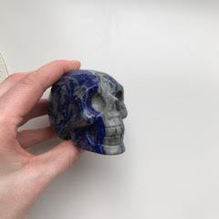 Lapis Lazuli crystal skull