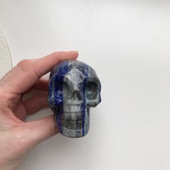 Lapis Lazuli crystal skull