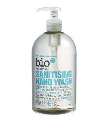 BIO-D - Antibakteriel Håndsæbe - Uden Duft - 500 ml