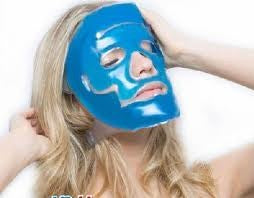 Gel ansigtsmaske mod stress og hovedpine(kan genbruges)