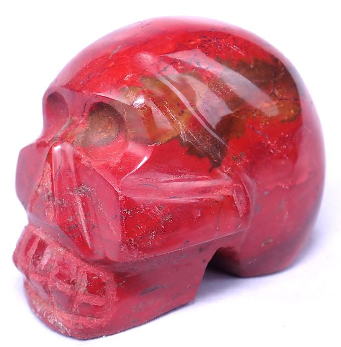 Beautiful jasper skull