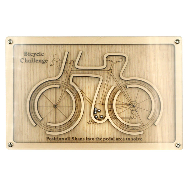Cykel 3D træpuslespil