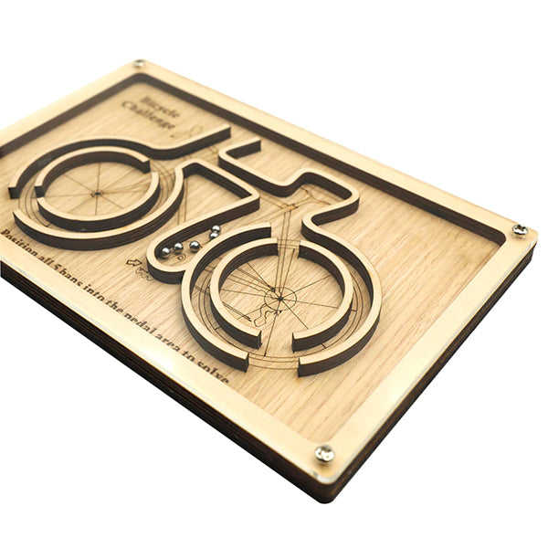 Cykel 3D træpuslespil