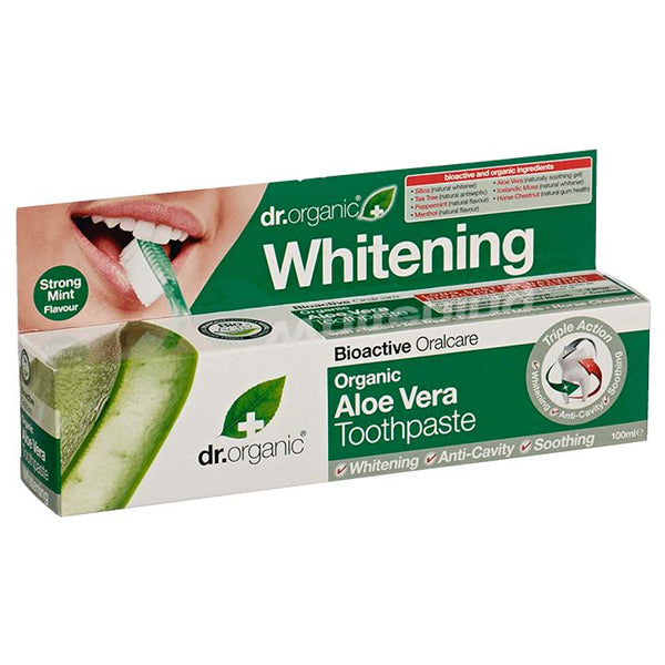 Dr. Organic Økologisk tandpasta 100 ml - Aloe Vera