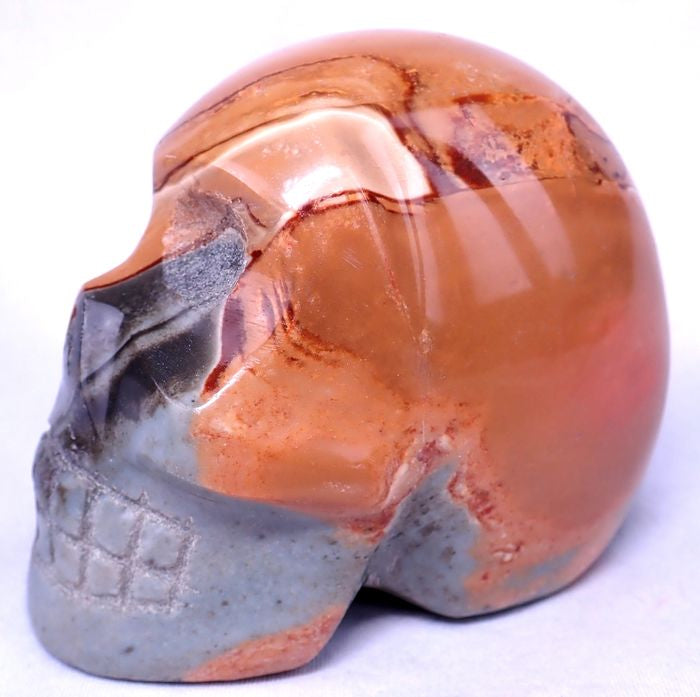 Beautiful a + jasper skull