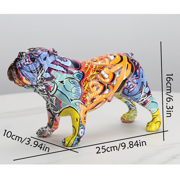 Model Bulldog - Kreative farverige figurer 2 farver