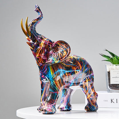 Model Elefant - Kreative farverige figurer