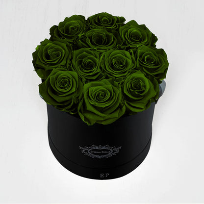 Forest Green - Black Suede - Roser som holder ca. 1 år