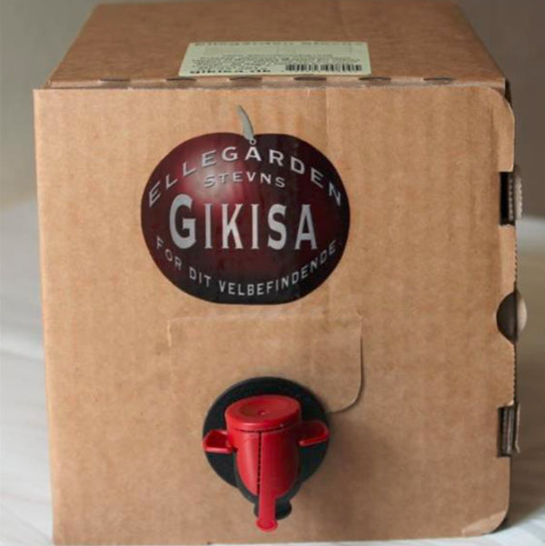 Kirsebærsaft fra Gikisa - 3 liter Bag-In-Box