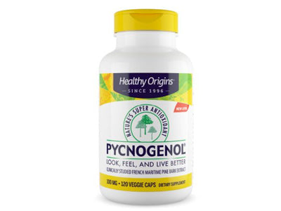 Healthy Origins Pycnogenol 100 Mg 120 Veggie Capsules