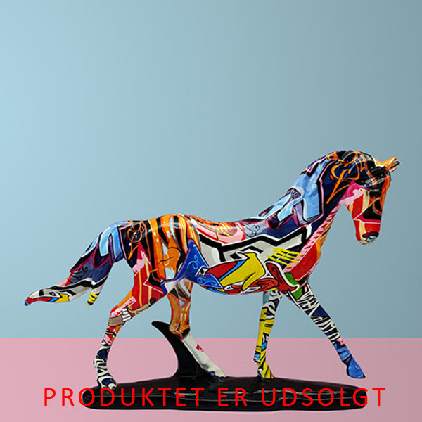 Model Hest B - Kreative farverige figurer