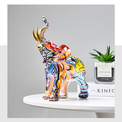 Model Elefant - Kreative farverige figurer