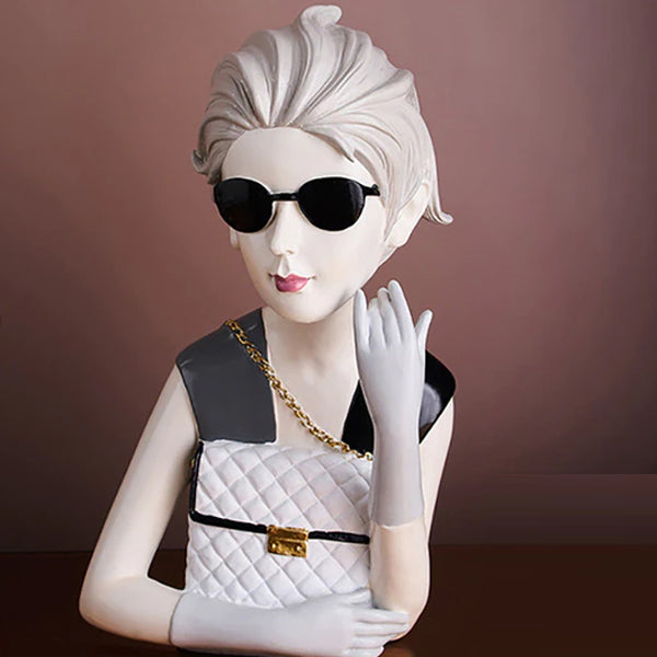 Model Moderne kvinde - Kreative farverige figurer