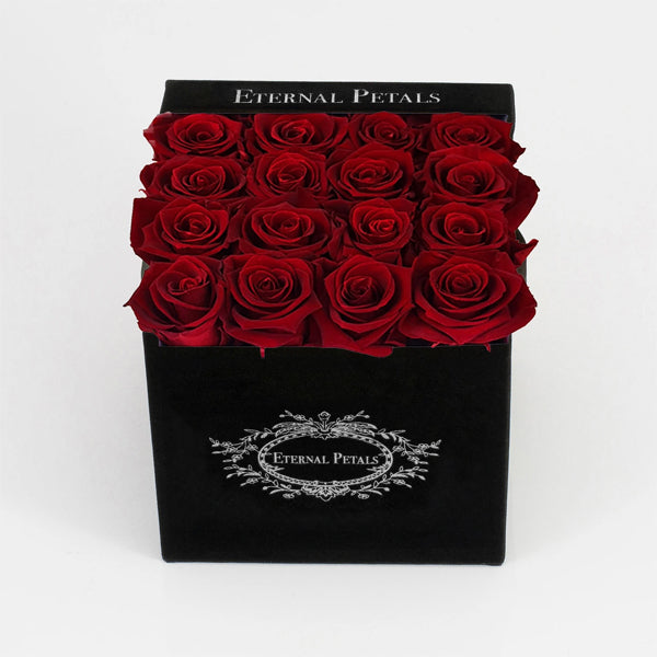 Deep Love - Black Flower - Roser som holder ca. 1 år