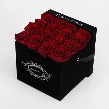 Deep Love - Black Flower - Roser som holder ca. 1 år